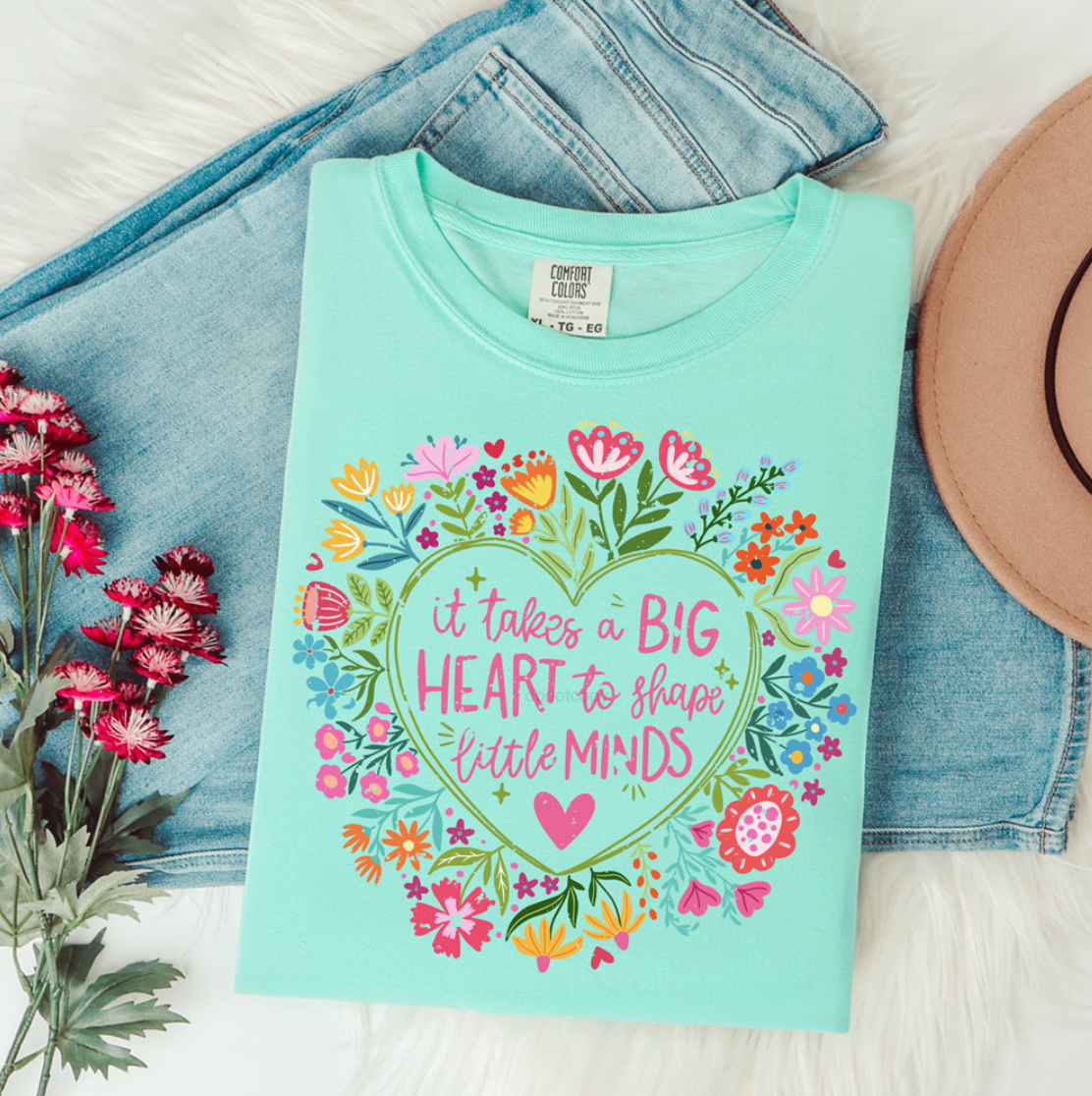🍎 It takes a big heart to shape little minds